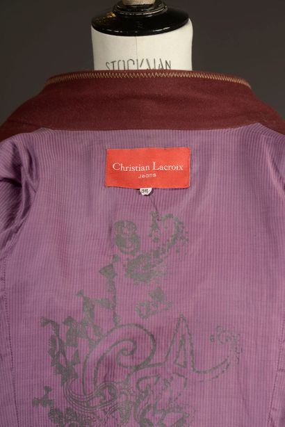 CHRISTIAN LACROIX Jeans.

Manteau en laine...