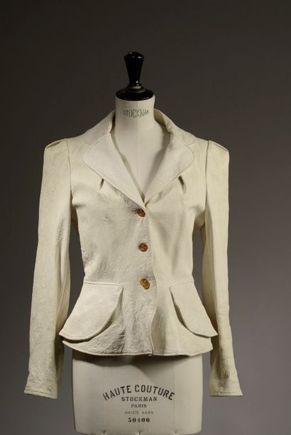 VIVIENNE WESTWOOD RED LABEL.

White leather...
