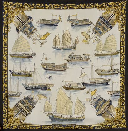 HERMÈS Paris.

Silk square model 
