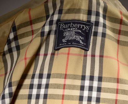 BURBERRY.

Trench-coat en gabardine de coton...