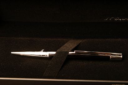 ST. DUPONT. 

 Set of seven ballpoint pens,...