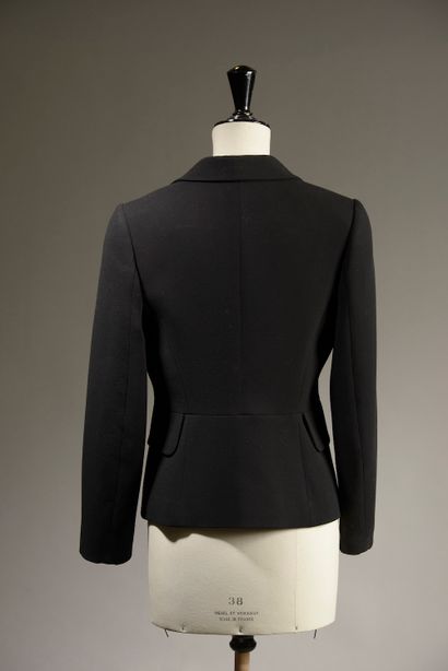 ALAÏA Paris.

Black cotton belted jacket,...