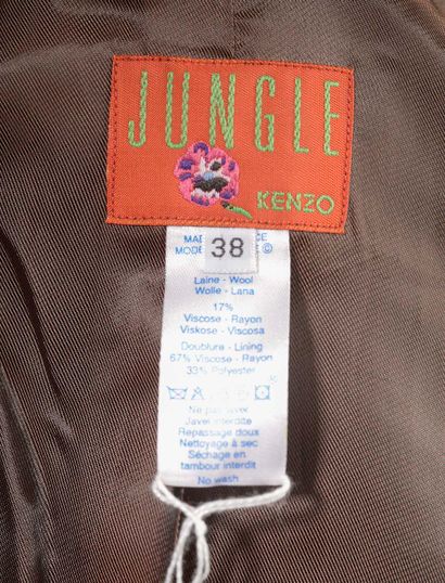 JUNGLE by KENZO.

Brown wool and viscose...