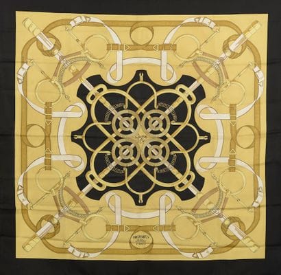 HERMÈS Paris.

Silk square model 