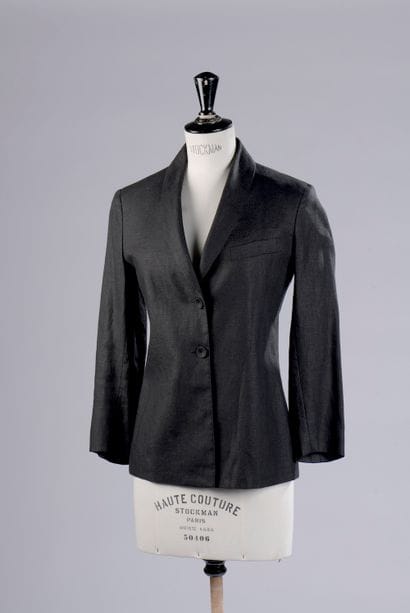 CLÉMENT RIBEIRO.

Belted black cotton jacket,...