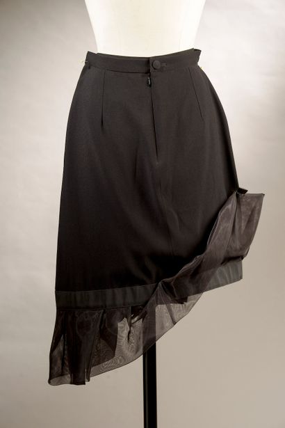 CHRISTIAN LACROIX. 

 Black skirt in mixed...