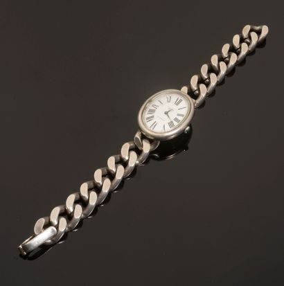 LANCEL Paris.

Ladies' wristwatch in silver...