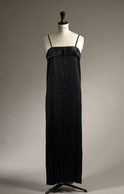 MICHEL AXEL Paris.

Black silk blend dress...