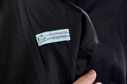 CLÉMENT RIBEIRO.

Belted black cotton jacket,...