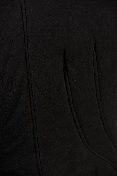 RICK OWENS.

Black jacket in viscose and...