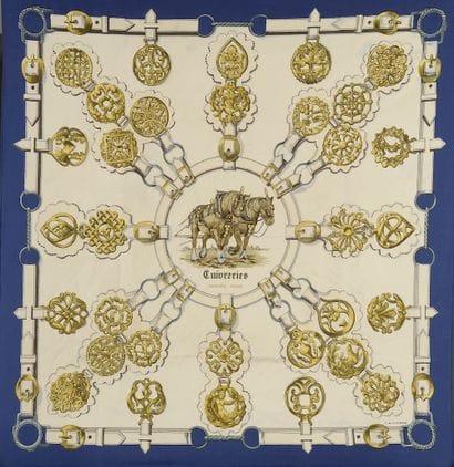 HERMÈS Paris.

Silk square model 
