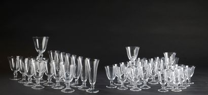 Part of service of glasses with feet model...
