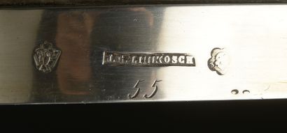 Display cup silver 875 thousandths, the round...