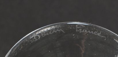 Part of service of glasses with feet model...