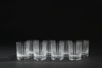 Eight whisky glasses, model 