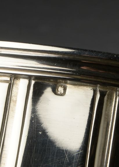 Sugar bowl in silver 950 thousandths, the...