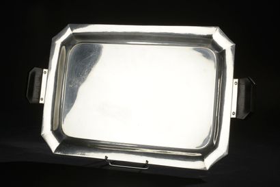 Silver tray 835 thousandths, rectangular...