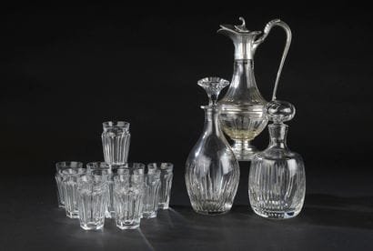 Crystal set including : 

- decanter model...