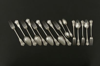 Household silver 950 thousandths, the spatula...