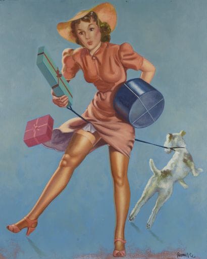 Maurice BÉRANGER (né en 1954). 

Pin-up...