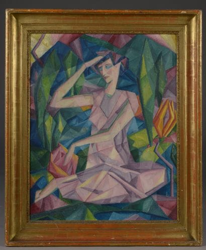 Maximilien REINITZ (1872-1935).

Femme assise...