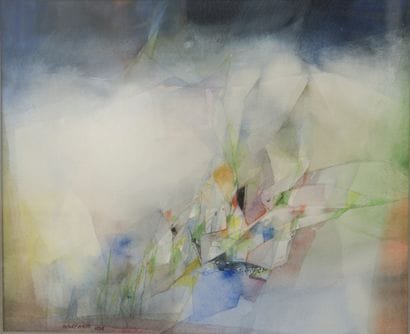 WOLFRAM (1924-2016).

Abstraction cubiste...