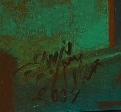 Mohammed Jassim al ZUBAIDI (né en 1965).



Abstraction.



Huile...