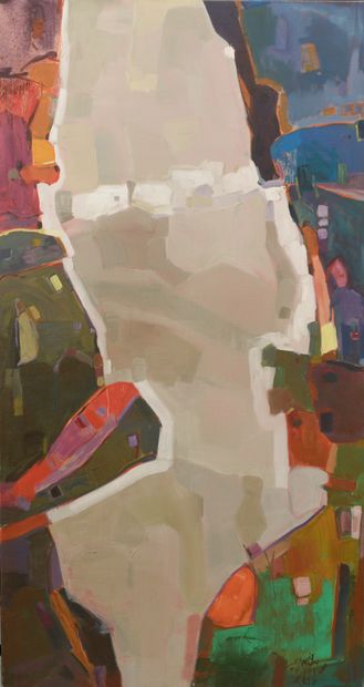 Mohammed Jassim al ZUBAIDI (né en 1965).



Abstraction.



Huile...