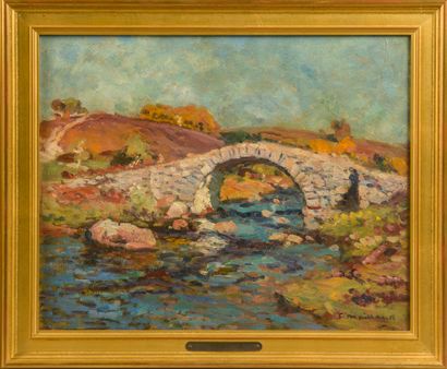 Fernand MAILLAUD (1862-1948).
Paysage au...