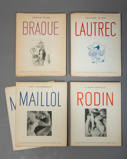 [EDITIONS BRAUN]. Set of 5 volumes in-4 stapled...