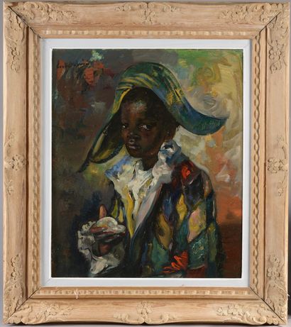 Luigi CORBELLINI (1901 - 1968).
L'arlequin...