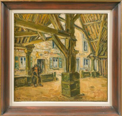 Germain-David NILLET (1861-1932).
Homme assis...