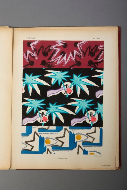 [COLLECTIVE]. Drawings. 20 color plates....