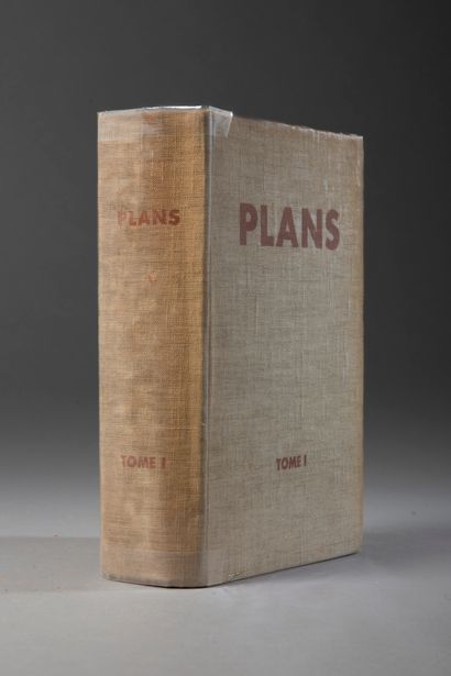 THE CORBUSIER. Plans. 1931. In-8, set of...