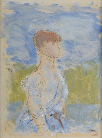 Henri HERAUT (1894-1981).
Portrait de femme...