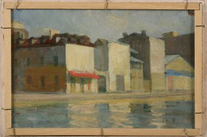 Octave LINET (1870-1962). 

Vue des quais...