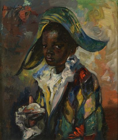 Luigi CORBELLINI (1901 - 1968).
L'arlequin...