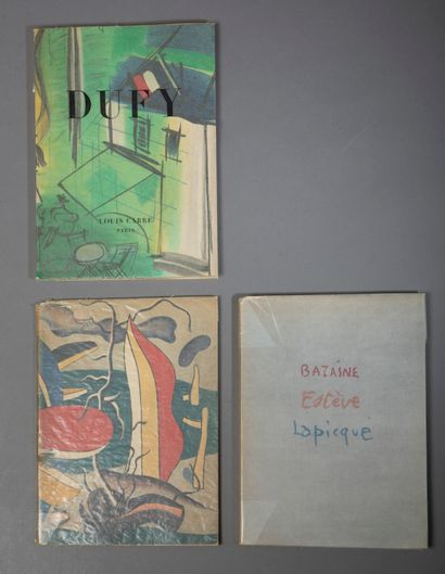 Set of 3 volumes published by Louis Carré,...