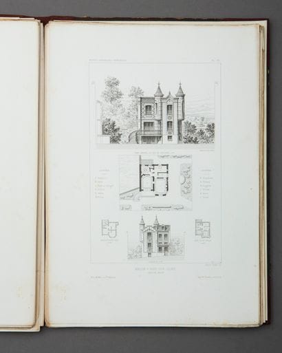BOUSSARD (J.): Small French dwellings. Houses....