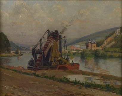 Paul Félix VALLOIS (1845-1906). 

La drague...