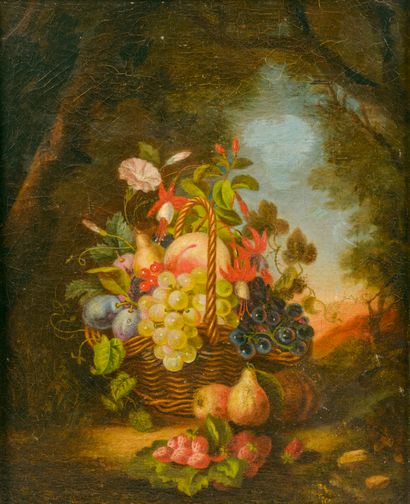 École française du XIXe siècle. 
Nature-morte...