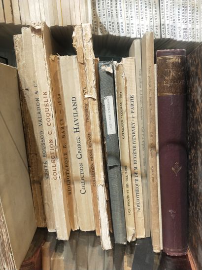 Set of sale and collection catalogs, mainly...