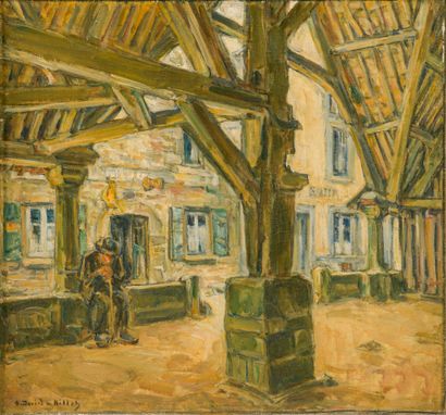 Germain-David NILLET (1861-1932).
Homme assis...