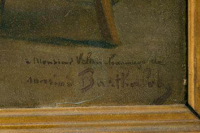 Marius BARTHALOT (1861-1955).
Militaire accoudé...