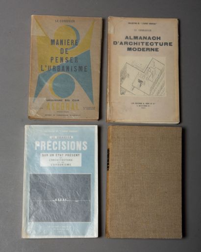THE CORBUSIER. Set of 4 volumes in-8 stapled...