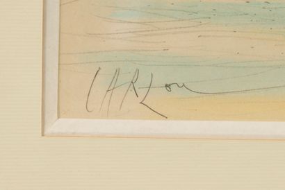 Jean CARZOU (1907-2000) : 
Le port
Lithographie
Haut....
