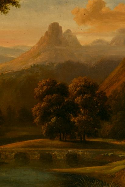 Edme-François DAUBIGNY (1789-1843).
Paysans...