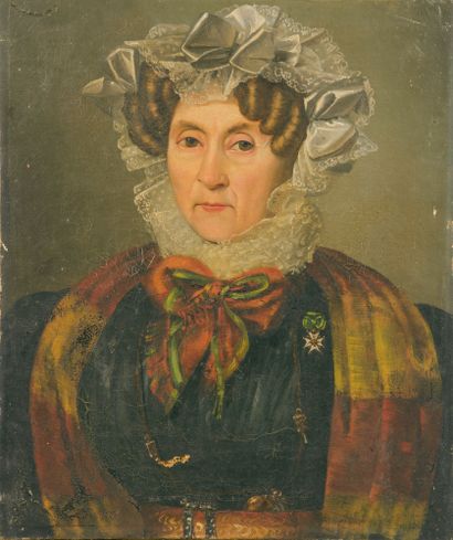 Ecole du premier tiers du XIXe siècle.
Portrait...