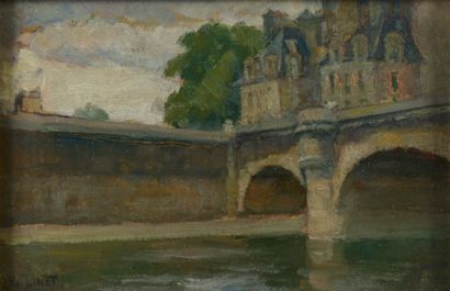 Octave LINET (1870-1962). 

Vue des quais...