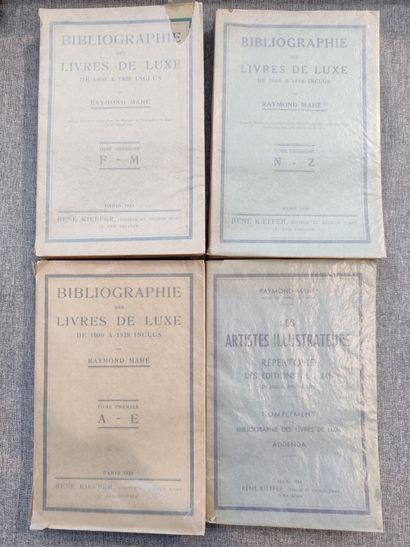 MAHE (Raymond). Bibliography of luxury books....